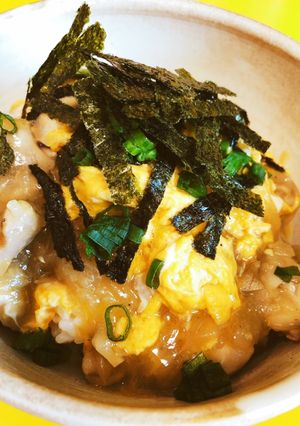 簡単ふわとろ卵のあんかけ親子丼-レシピのメイン写真