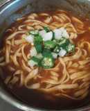 低糖質！こんにゃく麺で簡単カレーうどん