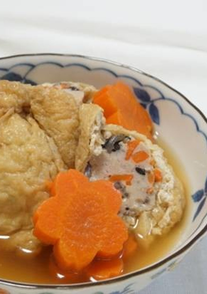 具だくさんの巾着煮-レシピのメイン写真