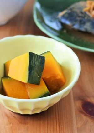 鯖の味噌煮 と かぼちゃの甘煮-レシピのメイン写真