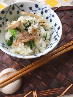 愛彩菜とセタシジミの混ぜご飯by草津市-レシピのメイン写真