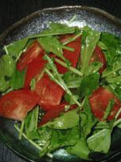 イタリアの味☆トマトとルッコラのサラダ-レシピのメイン写真