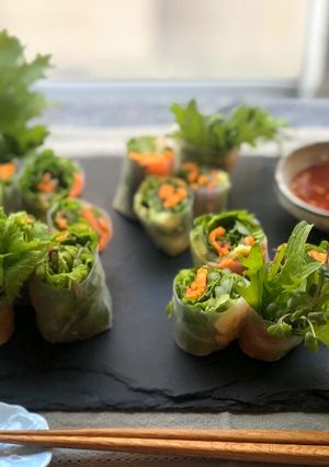 愛彩菜の生春巻きby草津市-レシピのメイン写真