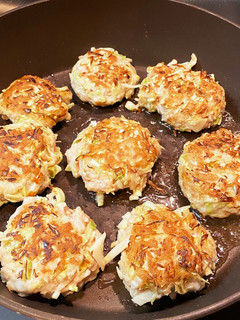 おこのみ焼き風つくね-レシピのメイン写真