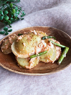 春色♡新じゃがのたらこ醤油マヨソテー-レシピのメイン写真