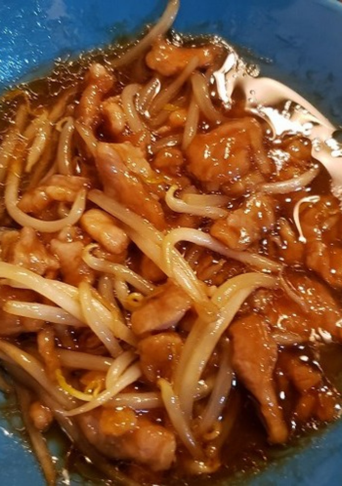 モヤシと豚肉のオイスターソース炒め-レシピのメイン写真