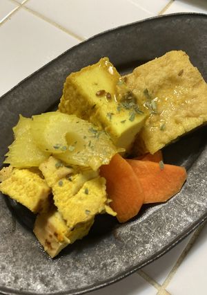 サラダチキンと厚揚豆腐で本格スパイス炒め-レシピのメイン写真