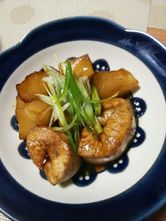 ブリの白子と大根の照り焼き-レシピのメイン写真
