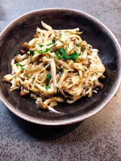 簡単★焼きのこの塩麹マスタード和え-レシピのメイン写真