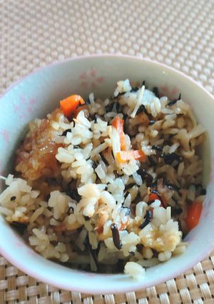 味付け簡単♪炊き込みご飯。おこわ風!-レシピのメイン写真