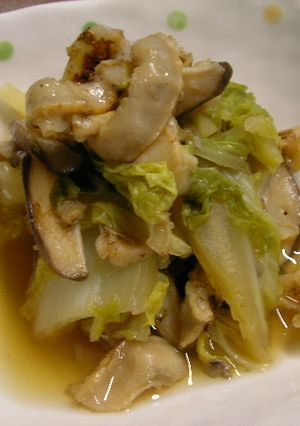 白菜とほたてのひものコク煮♪-レシピのメイン写真