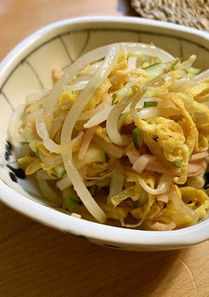 もやしとハムの和え物-レシピのメイン写真