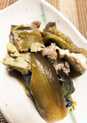 茄子の柳川煮-レシピのメイン写真