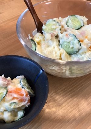 簡単☆人参と玉ねぎのポテトサラダ-レシピのメイン写真
