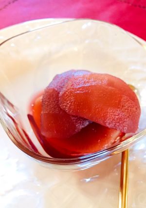 りんごの赤ワイン煮(コンポート)-レシピのメイン写真