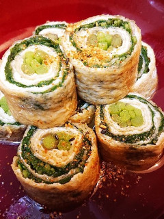 明日葉のあげ巻き~だしあんかけ-レシピのメイン写真