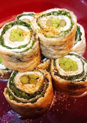 明日葉のあげ巻き～だしあんかけ-レシピのメイン写真
