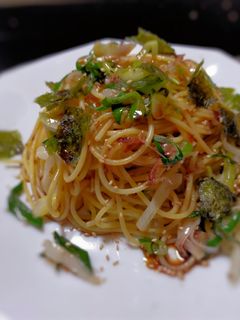 長ネギと鰹節のパスタ-レシピのメイン写真