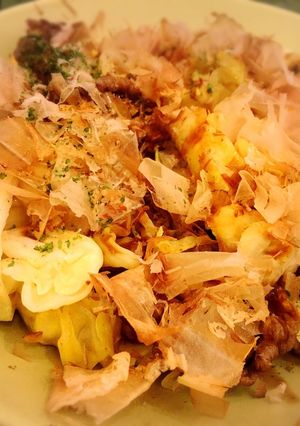 キャベツと牛肉のお好み焼き風-レシピのメイン写真