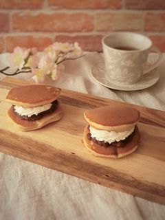 ふわふわ★シナモン香るクリームどら焼き-レシピのメイン写真