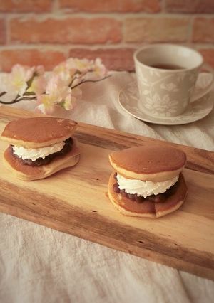 ふわふわ★シナモン香るクリームどら焼き-レシピのメイン写真