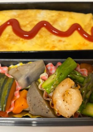 旦那弁当100-レシピのメイン写真