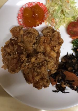 今日は特別な日に！もも肉の贅沢から揚げ♡-レシピのメイン写真