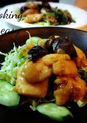 鶏と茄子の甘辛揚げ-レシピのメイン写真