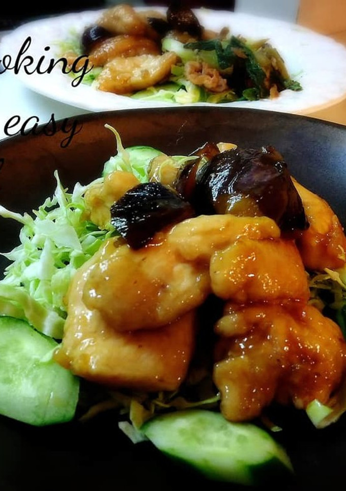 鶏と茄子の甘辛揚げ-レシピのメイン写真