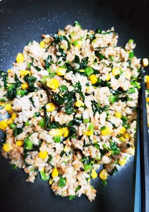 ほうれん草チャーハン-レシピのメイン写真