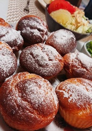 ヨーグルトたっぷり米粉マフィン-レシピのメイン写真
