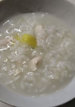 ホットクックで作る時短中華粥-レシピのメイン写真