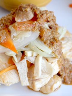 鶏むね肉と旬野菜の発酵ソースかけ-レシピのメイン写真