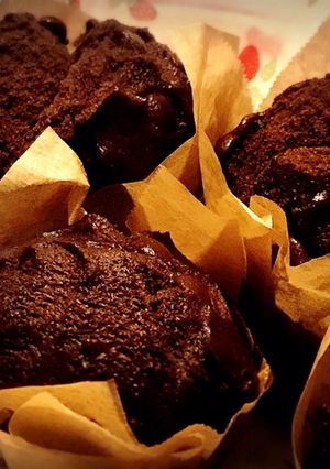 チョコチップ入りブラックココアの蒸しパン-レシピのメイン写真