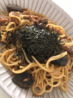 〜超簡単☆鯖味噌煮缶&納豆パスタ〜-レシピのメイン写真