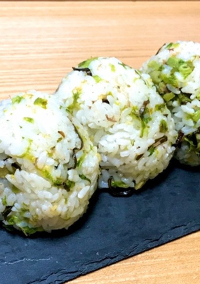 蕗の薹(ふきのとう)おにぎり-レシピのメイン写真