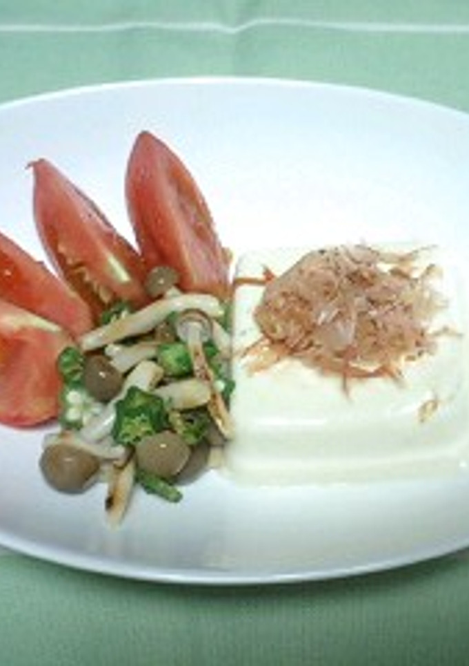 酒蒸しきのこの冷や奴-レシピのメイン写真