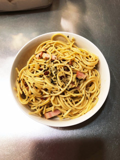 ベーコンのバジルペペロンチーノ☆-レシピのメイン写真