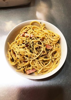 ベーコンのバジルペペロンチーノ☆-レシピのメイン写真