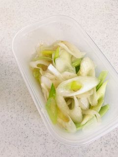 長ネギナムル-レシピのメイン写真