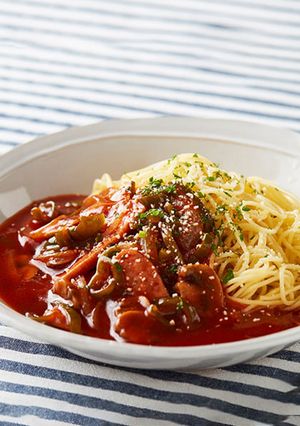ケチャップ香るあんかけスパ-レシピのメイン写真
