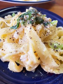 ほうれん草のカルボナーラ-レシピのメイン写真