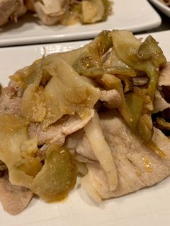 搾菜と豚肉のカレーマヨ炒め-レシピのメイン写真