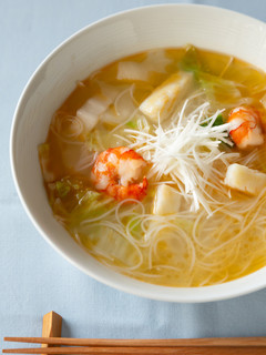 海鮮だしを味わう 汁ビーフン-レシピのメイン写真