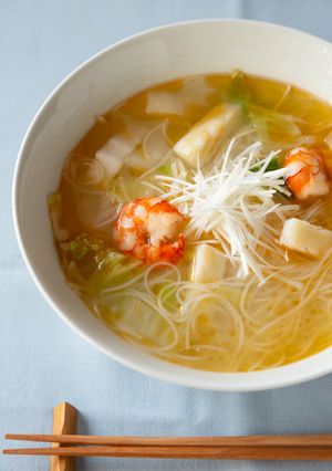 海鮮だしを味わう 汁ビーフン-レシピのメイン写真