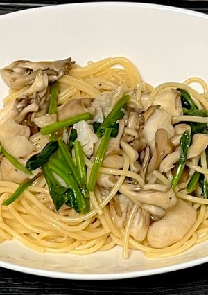 白身魚ときのこのスープパスタ-レシピのメイン写真