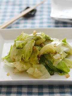 焼きレタスのナムル-レシピのメイン写真