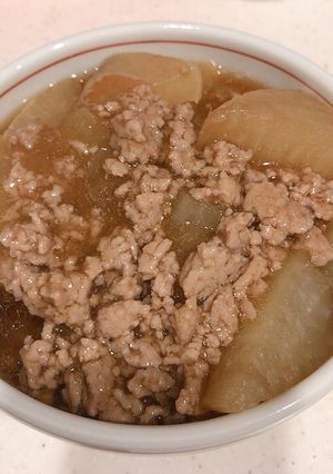 大根は圧力鍋、餡はレンジで、ふろふき大根-レシピのメイン写真
