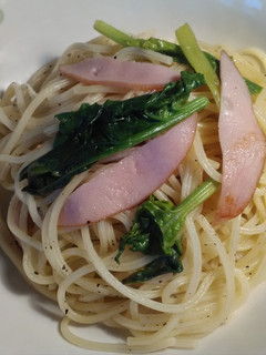 簡単!うどんスープで作る和風パスタ-レシピのメイン写真
