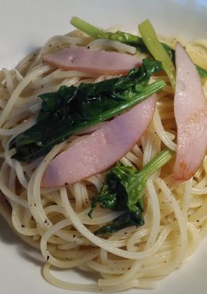 簡単！うどんスープで作る和風パスタ-レシピのメイン写真